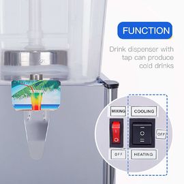 CE Certificate Frozen Drink Machine With LED Light 18 Liter Chilled Drink Dispenser