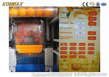 Máy bán nước trái cây màu cam màu cam cho trường học / cửa hàng sử dụng
