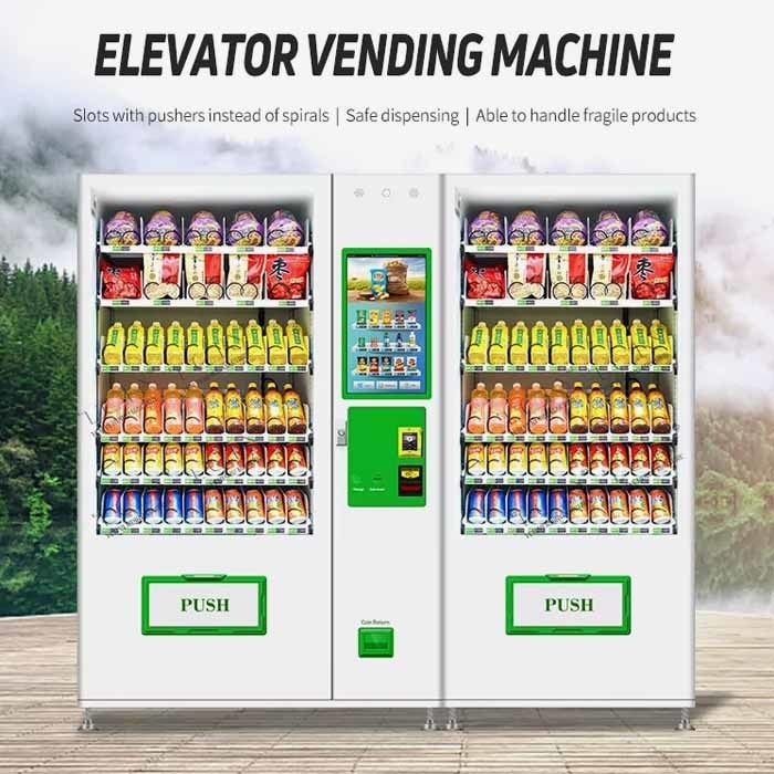 thang máy công suất lớn máy bán đồ uống và đồ ăn nhẹ với chất làm lạnh R290 / R513A / R1234YF